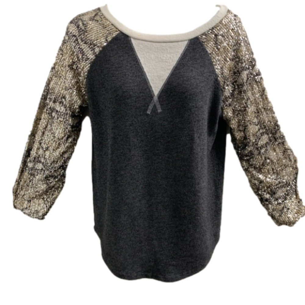 7th Ray size Small sequin sleeve